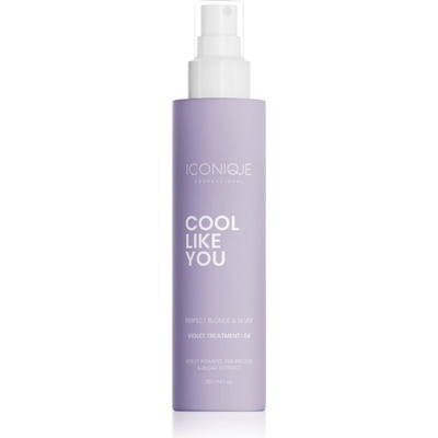 ICONIQUE Professional COOL LIKE YOU Perfect Blonde & Silver Violet грижа без отмиване неутрализиращ жълтеникавите оттенъци 150ml