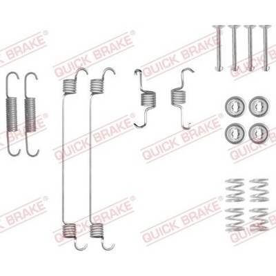 Súprava príslušenstva, brzdové čeľuste Quick Brake 105-0018