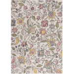 Flair Rugs Кремав ръчно изработен вълнен килим 120x170 cm Tania Floral - Flair Rugs (503119380028)