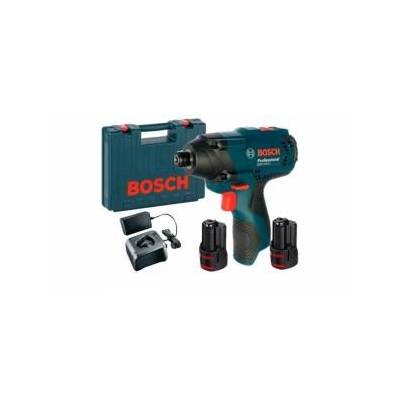 Ударен гайковерт Bosch Professional GDR 120-LI, 2 батерии 1.5 Ah, 12 V, 100 Nm, 2600 об/мин + Професионален куфар