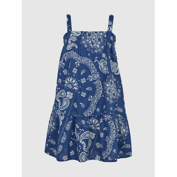 GAP Детска ленена рокля с десен GAP GAP | Sin | Момичешки | 104/110