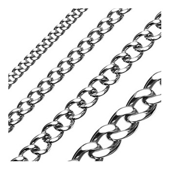 Šperky4U Ocelový řetízek OPE1092-040-50