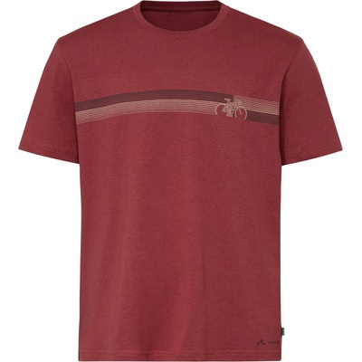 Vaude Мъжка фланелка с къс ръкав за колоездене Vaude Cyclist V T-shirt - Redeva / Red - размер M (016-6999-2612)