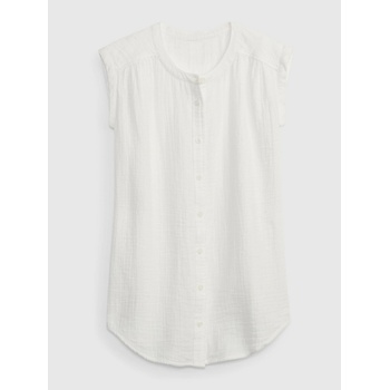 GAP Детска муселинова туника GAP GAP | Byal | Момичешки | 104/110