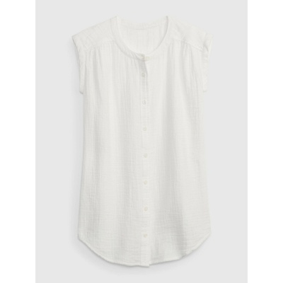 GAP Детска муселинова туника GAP GAP | Byal | Момичешки | 104/110