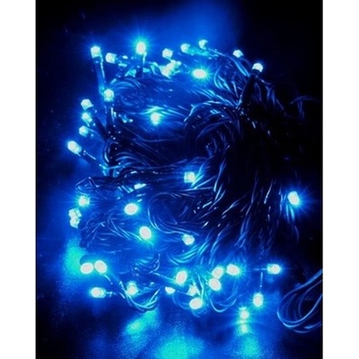 SOLIGHT LED vianočná reťaz 60 LED 10m prívod 3m 8 funkcií IP20 modrý 1V01-B