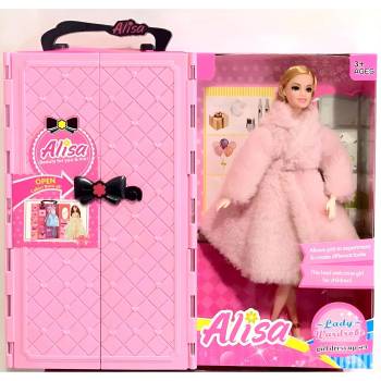 Кукла с гардероб и аксесоари Alisa 1906-1