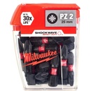 Sada bitov Milwaukee Shockwave PZ2 25mm 25 ks
