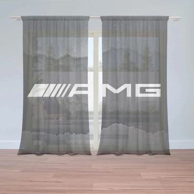 Sablio Záclony AMG čierna: 2ks 150x250cm