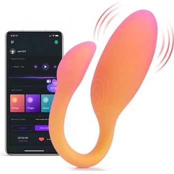 Magic Motion Flamingo Vibračné vajíčko Max oranžové