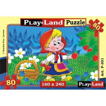 Play Land Пъзел Червената шапчица 80 елемента