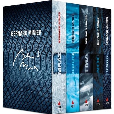 5 x Bernard Minier - box Mráz, Kruh, Tma, Noc, Sestry - Bernard Minier