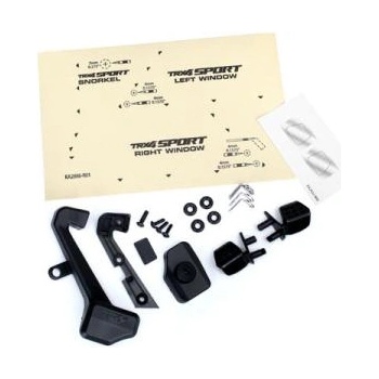 Traxxas странични огледала, шнорхел: TRX-4 Sport