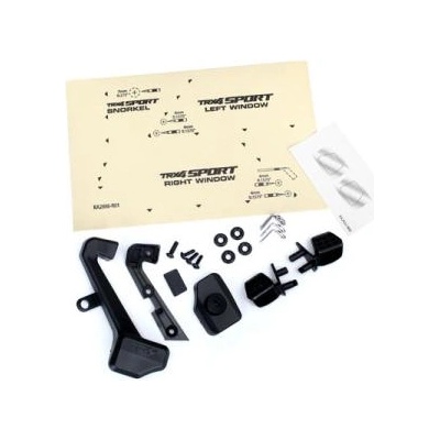 Traxxas странични огледала, шнорхел: TRX-4 Sport