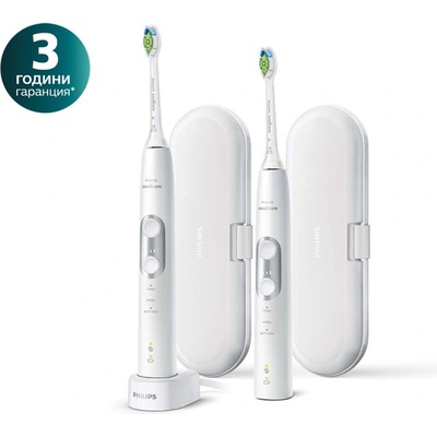 Philips Комплект четки за зъби ProtectiveClean 6100 2 броя бели (ProtectiveClean 6100)