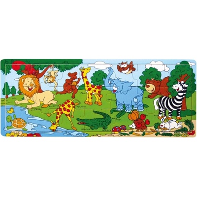 Babu doskové puzzle Zoo 21 dielov