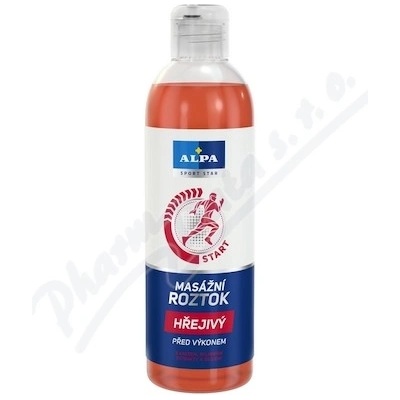 Alpa masážny olej hrejivý 500 ml