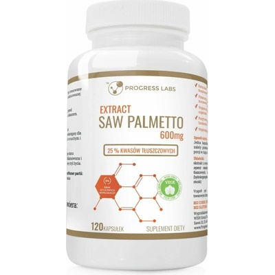 Progress Labs Saw Palmetto 600 mg 120 kapsúl