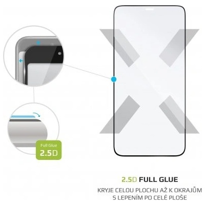 FIXED Full-Cover pro Apple iPhone 12/12 Pro FIXGFA-558-BK