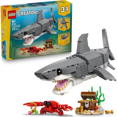 LEGO® Creator 3-in-1 - Fierce Shark with a Treasure Chest (31381)