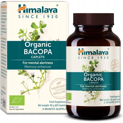 Himalaya Organický Bacopa pre pamäť, 60 tabliet