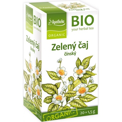 Apotheke Bio SELECTION zelený čaj 20 x 1,5 g