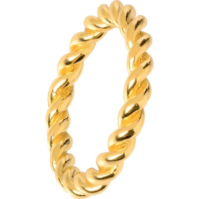 Aleyolé Pozlacený prstýnek Thunder gold OAL300003 10