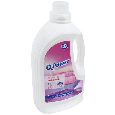 Q Power Q-Power Специален гел за пране за вълна и деликатни дрехи 25 бр