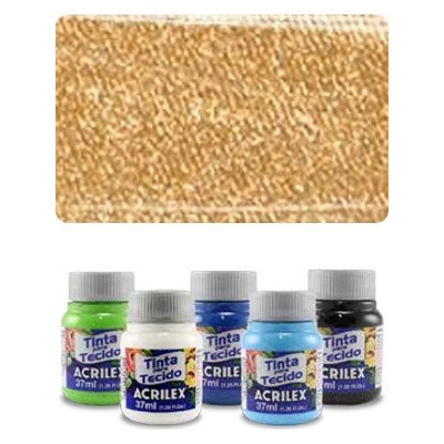 ACR Farba na textil 37 ml metallic gold
