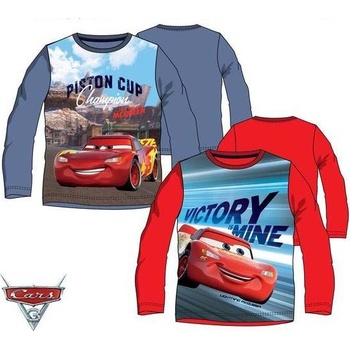 Javoli detské tričko dlhý rukáv Disney Cars modré