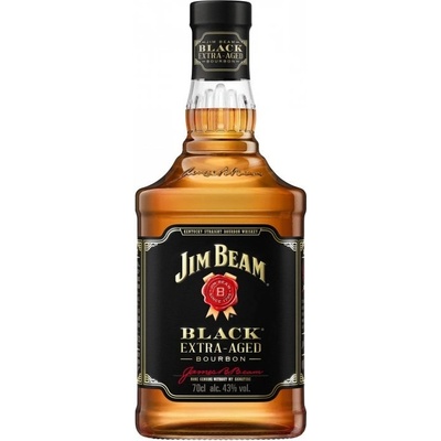 Jim Beam Black Extra Aged 43% 1 l (holá láhev)