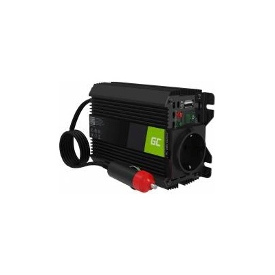 Green Cell PRO 150W/300W 12V to 230V Sine Wave Volt Car Voltage Converter Inverter Power Solar Inverter DC AC Converter Current Converter Caravan Car Modified Sine