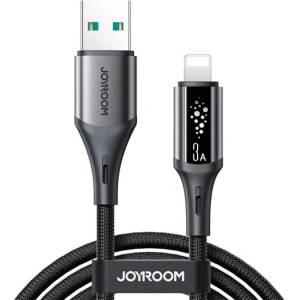 JOYROOM IPAD / IPAD 2 / IPAD 3-то поколение Кабел за данни JOYROOM STARTALK USB - Lightning, 120cm, ЧЕРЕН S-A60 A-L 3A 1.2M ЧЕРЕН (S-A60 A-L 3A 1.2M BLACK)