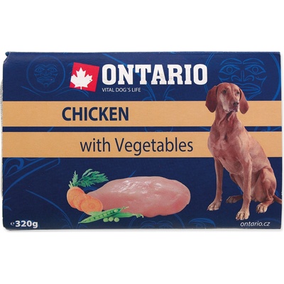 Ontario Adult Dog Chicken with Vegetable 6 x 320 g