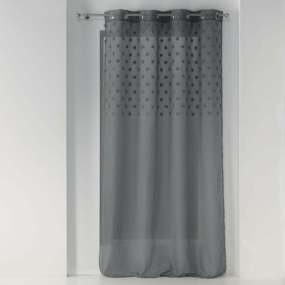 douceur d'intérieur Antracitová voálová záclona 140x240 cm Melusine – douceur d'intérieur