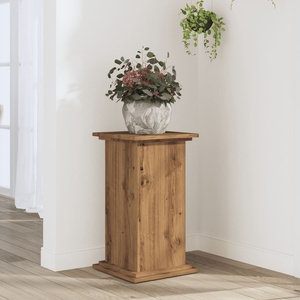vidaXL Стойка за растения Дъб 33 x 33 x 60 см Инженерна дървесина (852968)