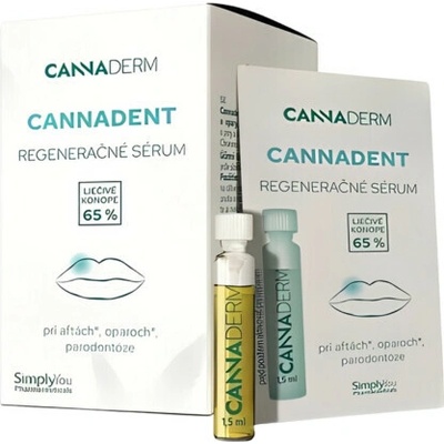 Cannaderm Cannadent regeneračné sérum 10 x 1,5 ml