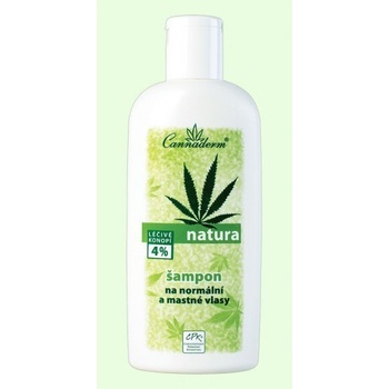 Cannaderm Natura šampon mastné a normální vlasy 200 ml