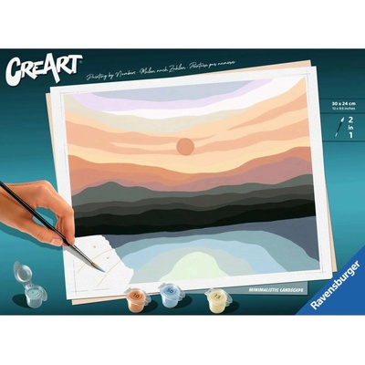 Ravensburger 236237 CreArt Minimalistická krajina