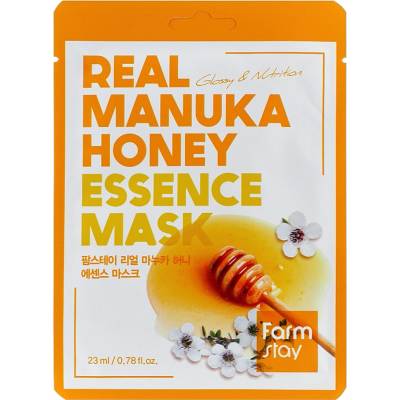 Farmstay Real Manuka Honey Essence Mask - Подхранваща текстилна маска 1бр. /23мл