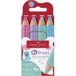 Faber-Castell Цветни моливи FABER-CASTELL Grippy пастелни цветове 4 броя 110702 (110702)