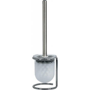 Spirella WC štětka LEVEL se skleněnou nádobou bílá 10 41909