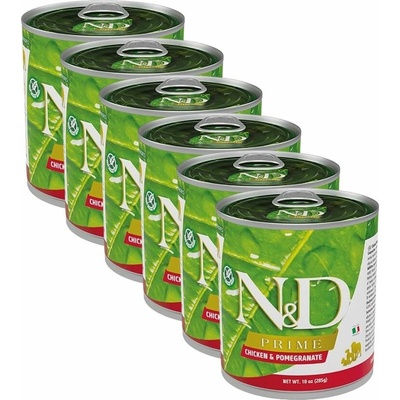 N&D dog Prime Adult chicken & pomegranate 6 x 285 g