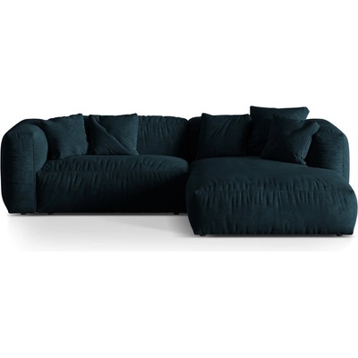 Micadoni Тъмносин кадифен модулен ъглов диван (десен ъгъл) Martina - Micadoni (MIC_RC_S_120_F1_MARTINA5)