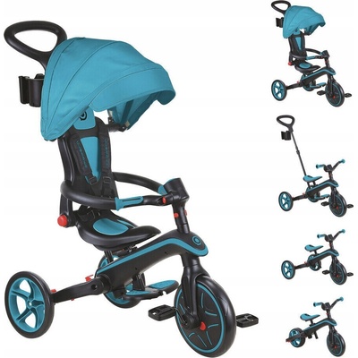 Globber EXPLORER TRIKE FOLDABLE 4in1 modrá