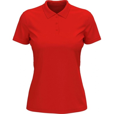 Lux Short sleeve Polo dámske STEDMAN červená Scarlet