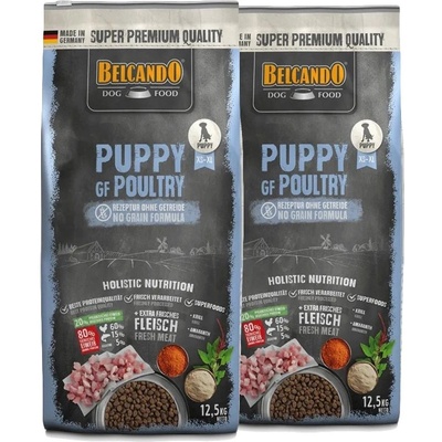 BELCANDO Puppy GF Птиче 2 x 12, 5 кг