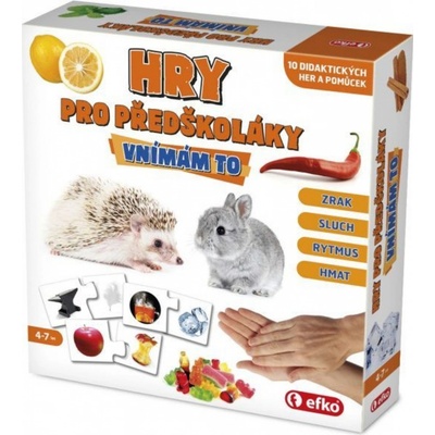 Efko Hry pre predškolákov Vnímam to