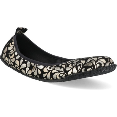 Peerko Petite Lumina čiernozlaté barefoot baleríny