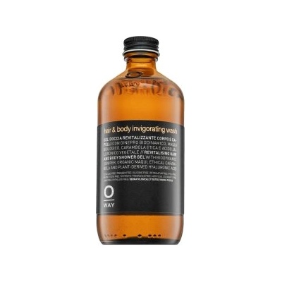 OWAY Hair & Body Invigorating Wash Шампоан и душ-гел 2 в 1 за съживяване на косата 240 ml
